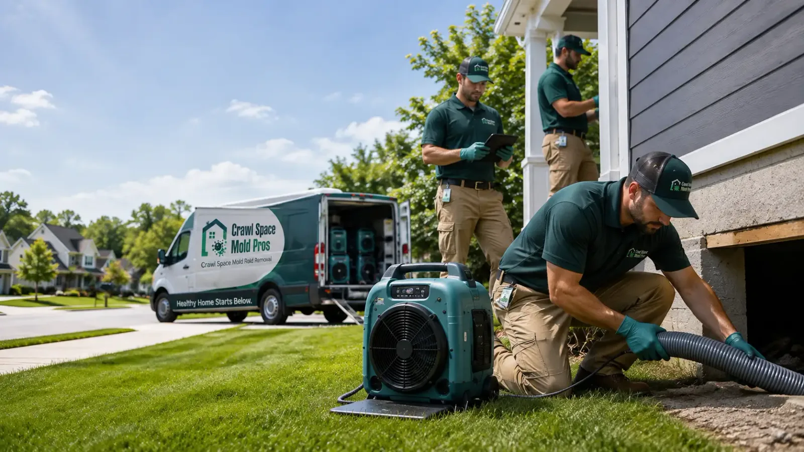 Crawl Space Mold Removal in Hulbert, MI